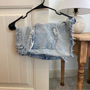 AGOLDE Dee Ultra High Rise Shorts in Ricochet